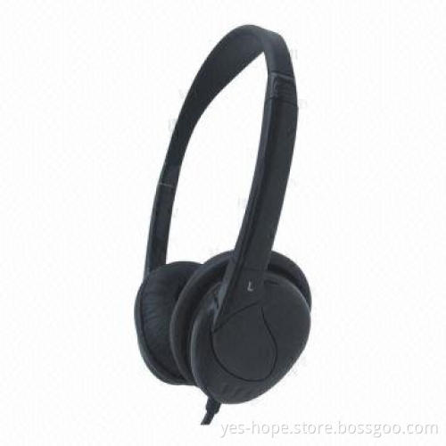 Noise-canceling Headphone with 20Hz to 20kHz Frequency Response, Two 40mm Mylar Speaker Driver Units